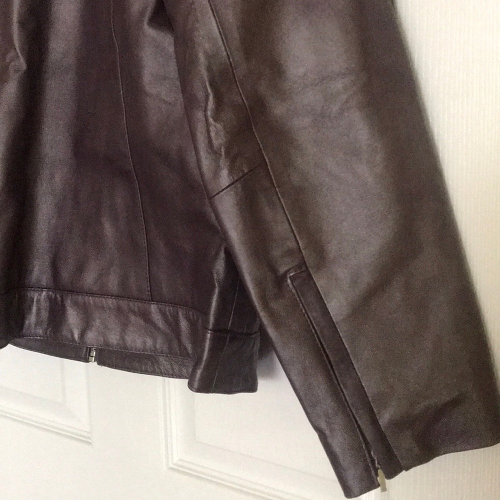 Dialogue Leather Jacket - image 3